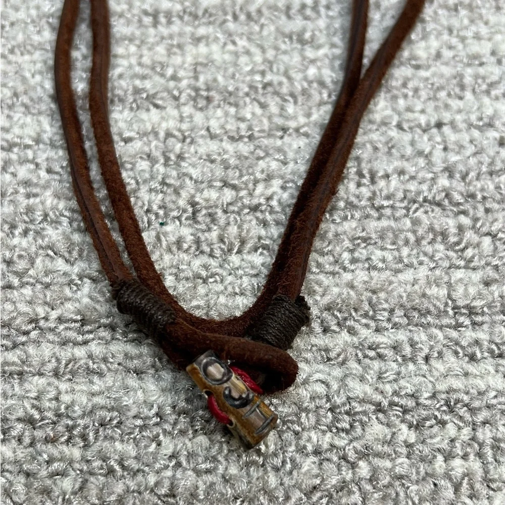 Hollister by Abercrombie & Fitch Leather Necklace new